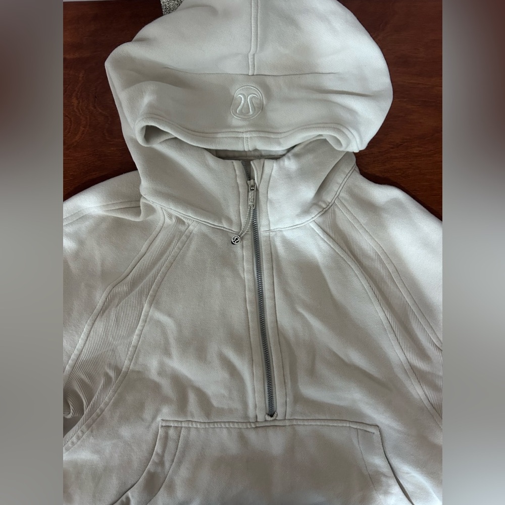 lululemon scuba half zip crop